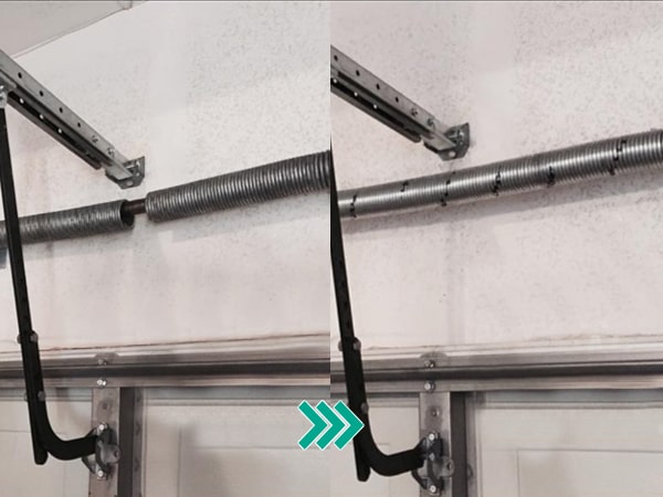 before after spring repair